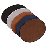 Reparatur-Patches Packung mit 10 sortierte Farbe Oval PU Leder Patch Reparatur Nähen Elbow Knie Patches Kleidung Zubehö