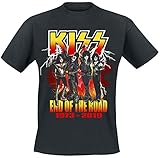 Kiss End of The Road Lightning Männer T-Shirt schwarz M 100% Baumwolle Band-Merch, B