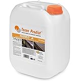 HIDRO A von Tecno Prodist - 10 Liter - Lackfarbe Imprägnierung, transparent, wasserbeständig, farblos, für Fassade, Dach, Wand, Mauer, Ziegel und Stein (Rolle, Pinsel oder Spray)