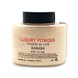Bananenpuder, loses Puder, 42,5 ml, Make-up-Puder, luxuriös, atmungsaktiv, Farbkorrekturkontrolle, langanhaltendes Make-up, Finishing-Puder, Mädchen, Schönheits-Make-up