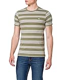 JACK & JONES Herren JCOFLAME Tee SS Crew Neck T-Shirt, Deep Lichen Green/Fit:Slim, L