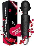 LuLu 7 Premium Massage Wand Leise und Stark - Neue Persönlicher Massagestab mit 5 Geschwindigkeitsstufen 20 Vibrationsmodi - Kabellos und Handlich - USB Aufladb