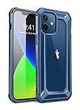 SUPCASE Unicorn Beetle EXO Series Schutzhülle für iPhone 12 Mini (2020 Release) 5.4 Zoll Premium Hybrid Schutzhülle Transparent Bumper Case (Aqua)