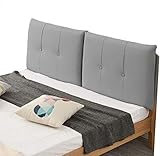 ZSY Kissen Rückenlehne Bett Kissen Kopfteil Bedside Polster Antifouling Gepolstert Lendenwirbel Pads, 4 Farben, 6 Größen (Color : B, Size : 120x8x55cm)