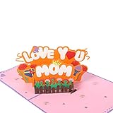 3D-Blumenkarten für Mütter, Pop-up-Grußkarten mit Blumensträußen, Geburtstagskarten mit schönen Ausschnitten und Umschlägen, 3D-Muttertagskarten für Töchter, Geburtstagskarten für Mü