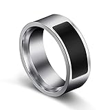 N-K PULABO Schwarz Größe 6 NFC Multifunktional Wasserdicht Intelligenter Ring Smart Wear Finger Digital Ring Kreativ und Nützlich M