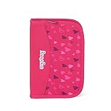 ergobag Federmäppchen - Set 22-teilig, Lyra Buntstifte, Stundenplan-Fach, Kleingeld Fach, Lineal HufBäreisen - Pink