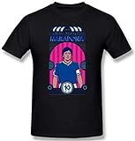 Mens Diego Maradona Maradona Nerdy The Legend Men's Basic Short Sleeve T-Shirt European S