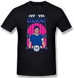 Mens Diego Maradona Maradona Nerdy The Legend Men's Basic Short Sleeve T-Shirt European S