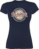 Geburtstagsgeschenk Geburtstag - 40 Jahre Perfektion seit 1982 - M - Navy Blau - lustige Tshirts für Frauen 1981 - L191 - Tailliertes Tshirt für Damen und Frauen T-S