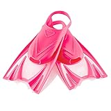 Aqua Speed Trainingsflossen weich für Kinder I Kurze Flossen rosa I Schwimmflossen I Kurzflossen Mädchen Kind I Schwimmbadflossen I Schnorcheln I Training I Pink, Gr. 25-29 (S) I Frog