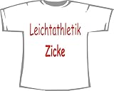Leichtathletik Zicke; T-Shirt weiß, Gr. XL