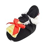 BAOFUBA Baby Schuhe Jungen Mädchen Winter Krabbelschuhe Weiche Sohle Slipper Stiefel Baumwoll Futter und rutschfeste Greifer Winterschuhe Kleinkind Newborn Schöne Warme S