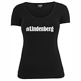 Damen T-Shirt #Lindenberg Größe 2XL Farbe Schwarz Druck W