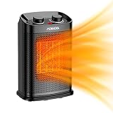 Mini Keramik Heizlüfter Acekool 1500W/850W Tragbare Elektrische Heizung HD1 mit 3 Modus Schnelles Aufheizen Umkippschutz Überhitzungsschutz für Wohnzimmer Büro Schlafzimmer Schreib