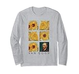 Van Gogh Malcollage mit Sonnenblumen und Selbstporträt Lang