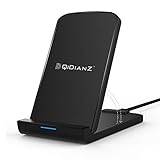 DQiDianZ 10 W kabelloses Ladegerät faltbar, schnelle, kabellose Ladestation kompatibel mit iPhone X XR XS MAX/8/8 Plus kompatibel mit Galaxy S8/S9/S9+ Note 7/8 S6/S7 Edge etc. (kein AC-Adapter)