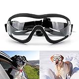 PETLESO Hundebrille Sonnenbrille für Große Hunde Super Cooler Hundeschutzbrille Leicht zu Tragen Anti-UV Schutzbrille Motorrad Hunde Brille für Gross/ Mittel H