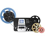 Super 8 Film Scanner, Converts Film in Digitales Video(3', 5', 7' und 9' Super 8/8 mm Film Rollen)MovieMaker/Film Digitizer, Super 8 Digitalisieren, mit 32 GB Speicherkarte und 2,4' LCD