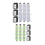 zhangjinlian 2 Set-Staubsauger-Zubehör: 1 Set-Teppich- Bürstenrolle/Multi-Surface-Brush- Rolle& 1 Set Multi Surface Pet Pinsel-Filter (Color : Dark Grey)