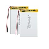 THENAGD 3.7v 3000mah 306090 Li-Ionen Lipobatterie, Wiederaufladbare Universelle Ersatzbatterie für 7 Zoll Tablet Pc Mp4 GPS PSP 2PCS