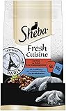 Sheba Fresh Cuisine Taste of Paris - Hochwertiges Katzen Nassfutter - Rind und Weißfisch (MSC) - Im praktischen Protionsbeutel - 36 x 50g
