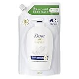 Dove Hand-Waschlotion 10er Pack für empfindliche Haut Flüssigseife Nachfüllbeutel mit ¼ Feuchtigkeitscreme (10 x 500 ml)