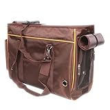 Katzentransportbox - Hundetransportbox mit ausreichender Belüftung | Atmungsaktive 2 Netzfenster, 2 Eingänge, abschließbare Sicherheitsreißverschlüsse, Schultertragegurt, tragbare Haustiertasche Q