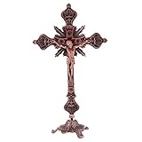 Sharplace Kruzifix mit Jesus Christus Figur auf Kreuz,für H