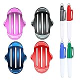 LEEWENYAN 4 Stücke Golfball Alignment Tool Liner Kugelmarkierung Clips Ausrichtungswerkzeug Übung