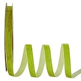 Arricraft 18m Einseitiges Samtband, 16mm Breit Gelb Grün Satinband Rolle Für Hochzeitsgeschenkverpackung Haarschleifen Blumenarrangement Heimtex