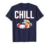 Despicable Me Red White And Blue Chill Minion In Floatie T-S