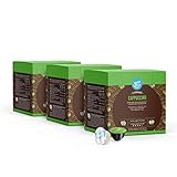 Amazon-Marke: Happy Belly Cappuccino Kaffeekapseln Geeignet für NESCAFÉ® Dolce Gusto®* Maschinen, 3x16 Kapseln (24 Portionen)