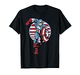 Marvel Captain America Charge Graphic T-Shirt T-S