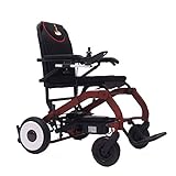 SUYUDD Elektrischer Rollstuhl, tragbar, leicht, USB, intelligenter Aluminium-Rahmen, 25 k