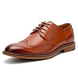 Herren Kleid Schuhe Casual Oxford Schuhe Business Formal Schuhe, Braun (braun), 40 EU