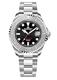 Gigandet Herren-Automatikuhr Ocean King - Made in Germany - Saphirglas - Swiss Super Luminova - Edelstahl - 300m/30bar wasserdicht - G404-002M