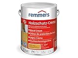 Remmers Holzschutz-Creme eiche hell, 5 Liter, Profi-Holzschutz in Cremeform, dekorative Premium Holzlasur für aussen, 3facher Holzschutz mit Imprägnierung + Grundierung + L