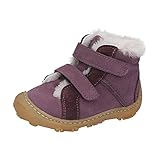 RICOSTA Mädchen Boots Lias von Pepino, Weite: Weit (WMS),terracare,Barfuß-Schuh,Winterboots,Kinderschuhe,gefüttert,Plum (394),26 EU / 8.5 Child U