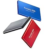 Dosodo Solid-State-Laufwerk, Mobiles Tragbares SSD-Laufwerk, Plug-and-Play, Professionell, Externe SSD-Festplatte, 500 GB, 1 TB, 2 TB, Für Laptop,2TB,Black