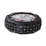 FSDGHSD Notfall Anti- Skid Pkw-Schnee- Schneeketten Schneeketten for Auto- Reifenketten TPU. Radkettenriemen Schneebedeckte Regnerische 2 Stück (Size : 205(R17)