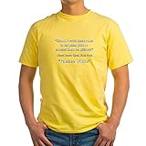 CafePress - Yankee White T-Shirt - 100% Baumwolle T-Shirt Gr. M, gelb