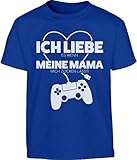 Gamer Liebe Es Wenn Meine Mama Mich Zocken Lässt Kinder und Teenager T-Shirt 164 B