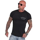 Yakuza Herren FCK Society T-Shirt, Schwarz, L