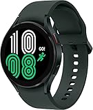 Samsung Galaxy Watch4 BT, Runde Bluetooth Smartwatch, Wear OS, dreh-Bare Lünette, Fit-nessuhr, Fitness-Tracker, 44 mm, Green (Deutche Version)
