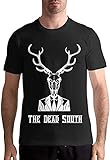 The Dead South Band Shirt für Herren, klassisches Rundhalsausschnitt, Baumwolle, kurze Ärmel, Top, Schwarz , M