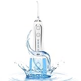 Munddusche Elektrische, FASHSMILE Professionelle Zahnreinigung mit Fünf Einstellbaren Reinigungsmodi, IPX7 Wasserdicht, mit Überhitzungsschutzfunk