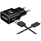 Samsung EP-TA20EBECGWW Ladeadapter mit Schnellladefunktion (USB Typ-C), Schw