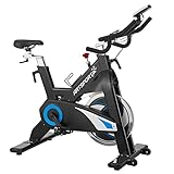 ArtSport Heimtrainer Premium – Fahrrad-Ergometer mit 22 kg Schwungrad – Hometrainer für Indoor-Cycling mit Riemenantrieb & stufenlosem W