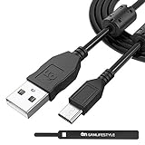 PS4 Controller Ladekabel, 6amLifestyle Extra lang 3m Micro USB Kabel für Playstation 4 / PS4/ PS4 Slim/ PS4 Pro/Xbox One/One S/One Elite/One X C